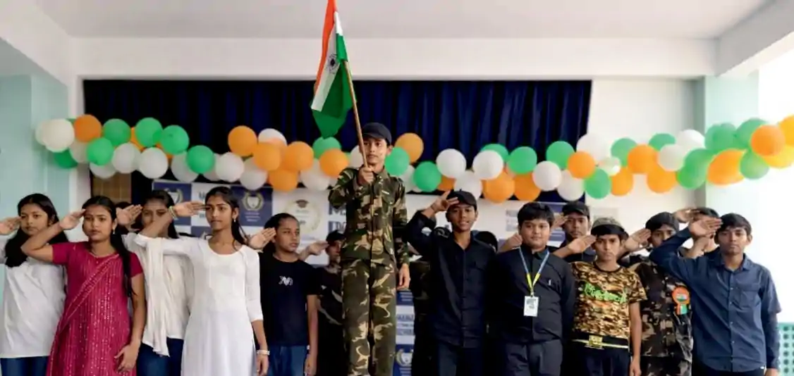 Independence Day flag hoisting
